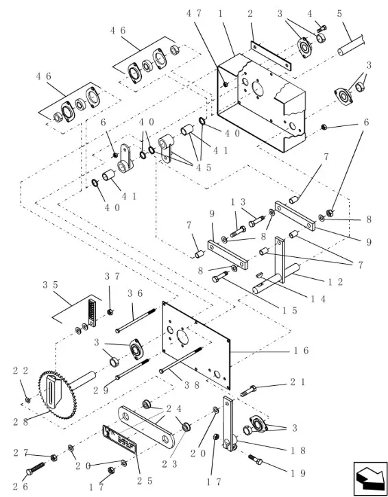 GI-154A - 154A Промежуточная коробк