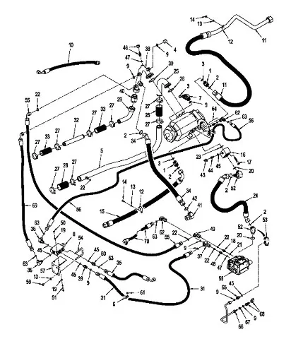 87441879 - Шланг гидравлический насоса масл. T9/St.
