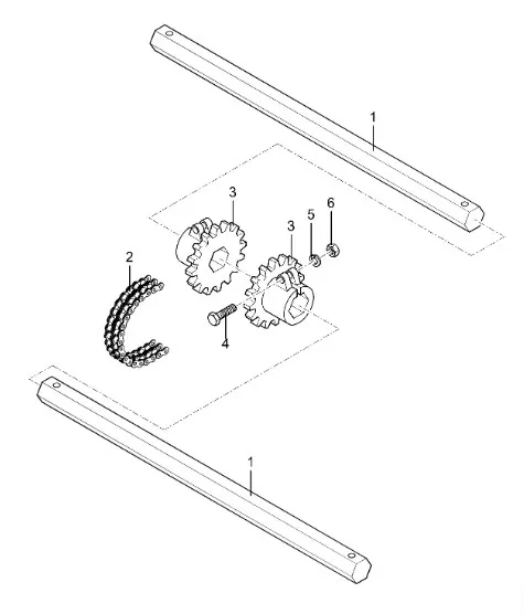 322570650 - Звездочка приводного вала